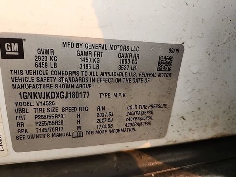 Used 2016 Chevrolet Traverse LTZ AWD/4WD image 50