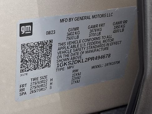 Used 2023 GMC Yukon Denali w/ LPO, Floor Liner Package AWD/4WD image 33