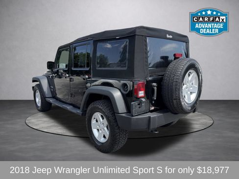 Used 2018 Jeep Wrangler Unlimited Sport S AWD/4WD image 4