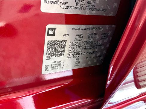Used 2020 GMC Sierra 1500 SLT RWD image 34