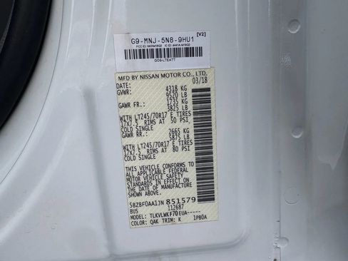 Used 2018 Nissan NV 3500 S image 31