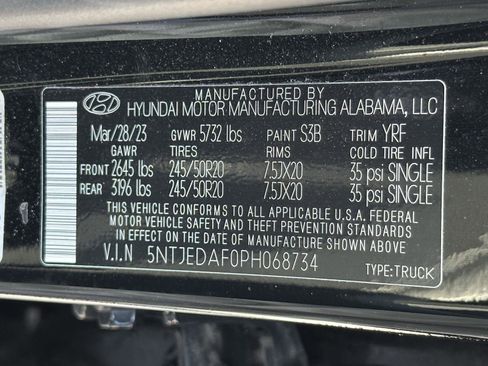 Used 2023 Hyundai Santa Cruz Limited image 15