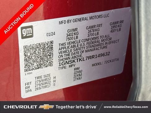 Used 2024 Chevrolet Tahoe High Country w/ Max Trailering Package AWD/4WD image 40