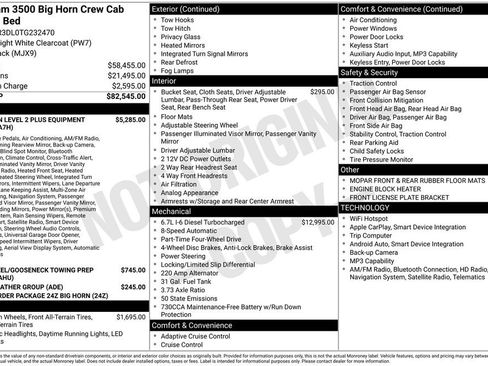 New 2026 RAM 3500 Big Horn AWD/4WD image 1