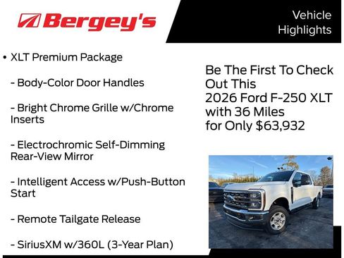 New 2026 Ford F250 XLT w/ XLT Premium Package image 5