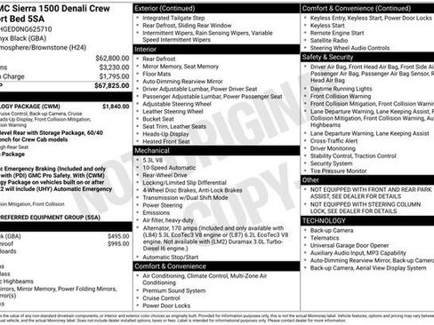 Used 2022 GMC Sierra 1500 Denali w/ Technology Package RWD image 2
