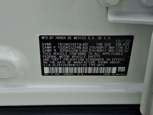 Used 2023 Honda HR-V LX image 28
