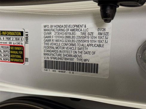 New 2026 Honda Odyssey Touring image 32