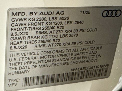 New 2026 Audi Q3 quattro 2.0T image 30