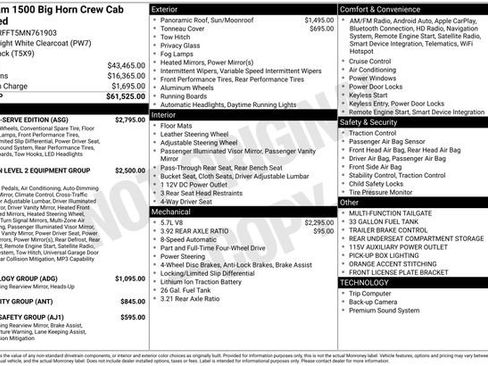 Used 2021 RAM 1500 Big Horn w/ Built-to-serve Edition AWD/4WD image 3