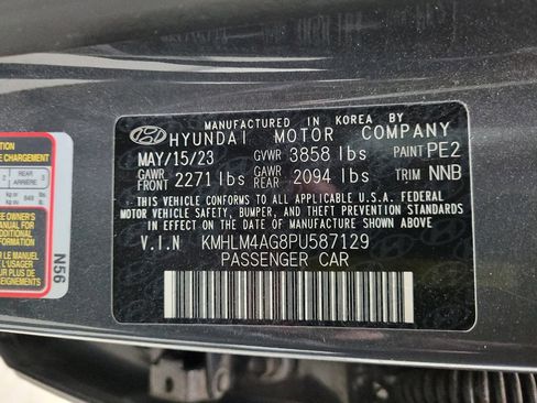 Used 2023 Hyundai Elantra SEL w/ Preferred Accessory Package FWD image 33