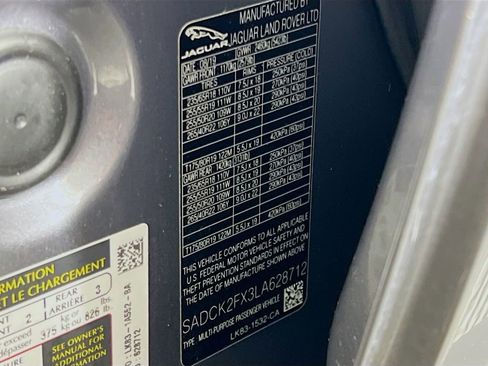 Used 2020 Jaguar F-PACE Prestige image 33