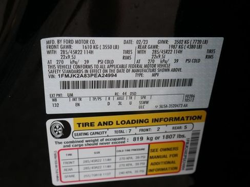 Used 2023 Ford Expedition Max Limited AWD/4WD image 30