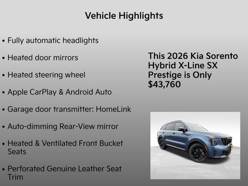 New 2026 Kia Sorento SX Prestige image 10