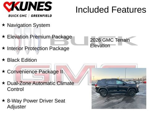 New 2026 GMC Terrain Elevation w/ Elevation Premium Package image 3