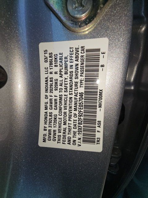 Used 2015 Honda Civic EX-L image 11