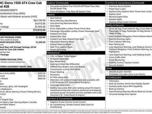 Used 2024 GMC Sierra 1500 AT4 w/ Technology Package image 38