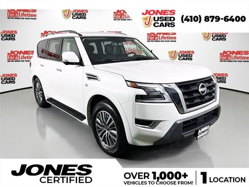 Used 2021 Nissan Armada SL w/ Captain's Chairs Package image 1
