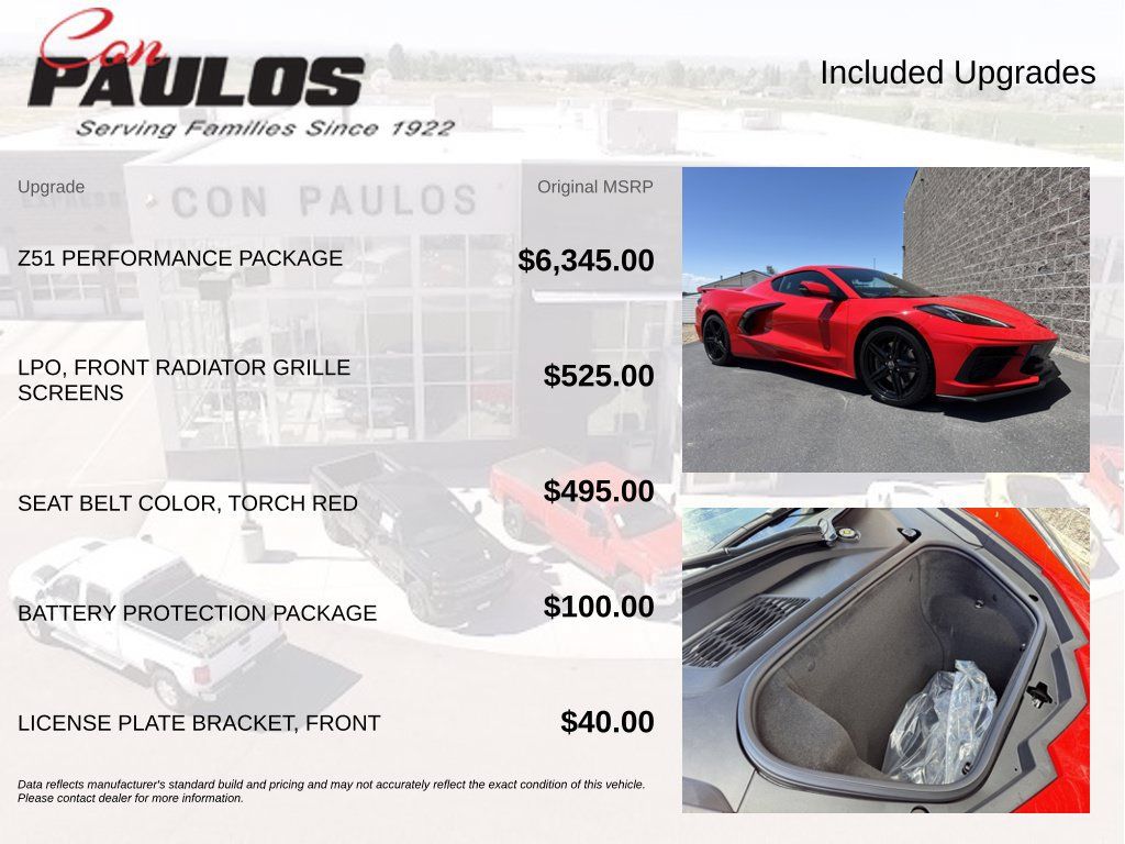 Used 2026 Chevrolet Corvette Stingray Coupe w/ Z51 Performance Package RWD image 4