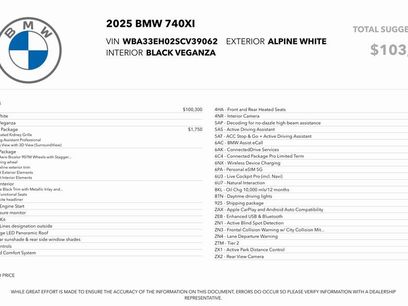 Used 2025 BMW 740i xDrive