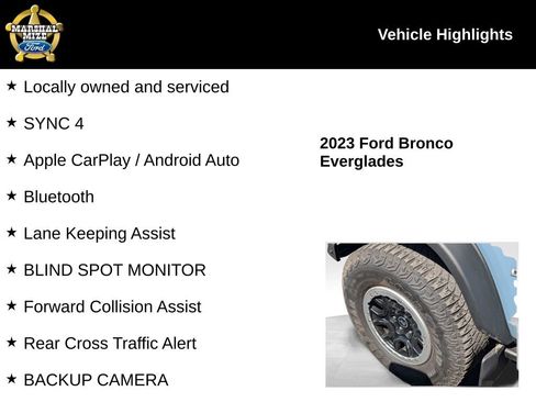 Used 2023 Ford Bronco Everglades image 2