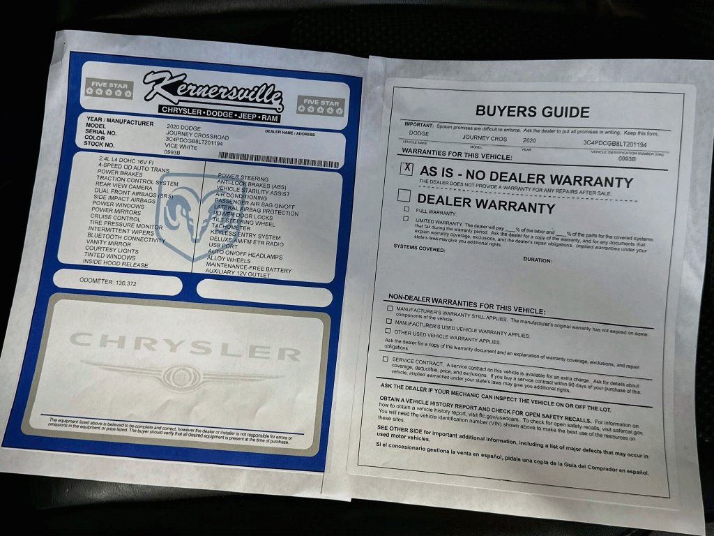 Used 2020 Dodge Journey Crossroad FWD image 38