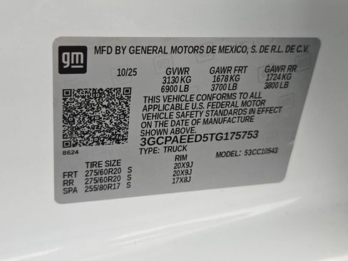Used 2026 Chevrolet Silverado 1500 LTZ w/ Technology Package RWD image 39