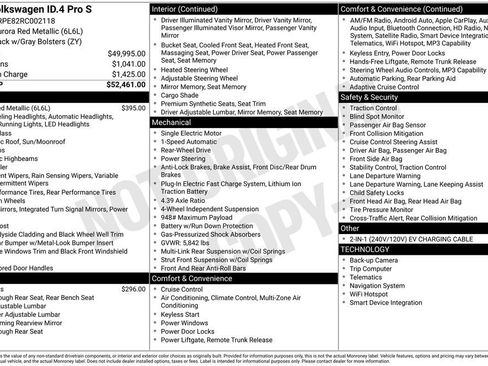 Certified 2024 Volkswagen ID.4 Pro S RWD image 36