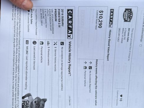 Used 2016 Subaru Forester 2.5i Premium w/ All-Weather Package image 10