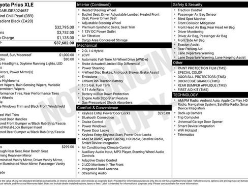 Used 2024 Toyota Prius XLE image 25