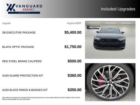Used 2021 Audi S8 L w/ S8 Executive Package AWD/4WD image 9