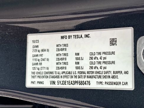 Used 2023 Tesla Model 3 Standard Range RWD image 31