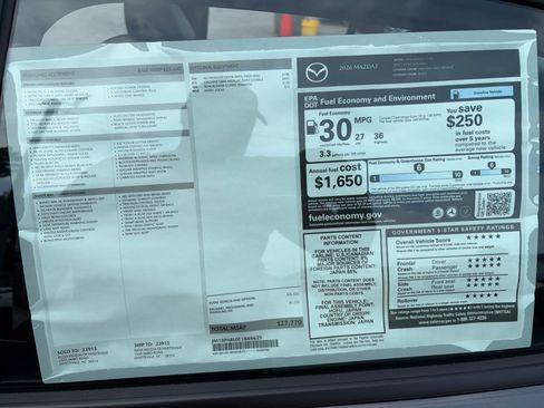 New 2026 MAZDA MAZDA3 s Sport FWD image 33