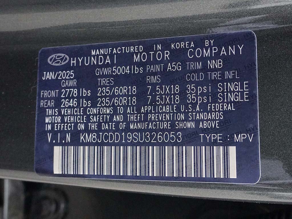 Used 2025 Hyundai Tucson SEL AWD/4WD image 51
