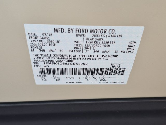 Used 2018 Ford Explorer XLT w/ Equipment Group 202A AWD/4WD image 27