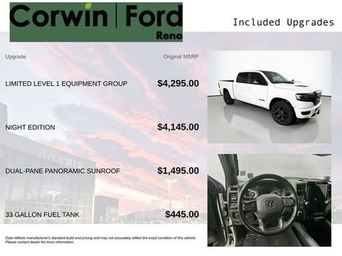 Used 2022 RAM 1500 Limited AWD/4WD image 3