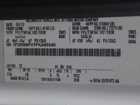 Used 2015 Ford Transit 350 156 DRW w/ Interior Upgrade Package image 41