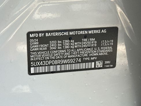 Used 2024 BMW X3 sDrive30i w/ Convenience Package RWD image 34