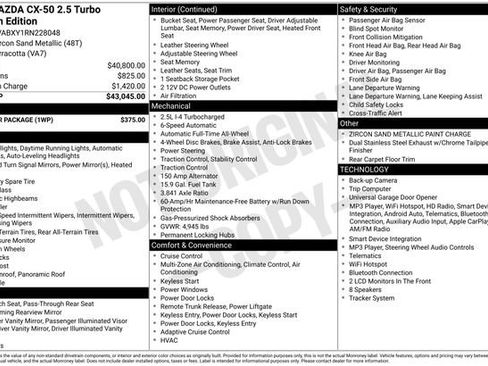 Certified 2024 MAZDA CX-50 Meridian Edition w/ Weather Package AWD/4WD image 25
