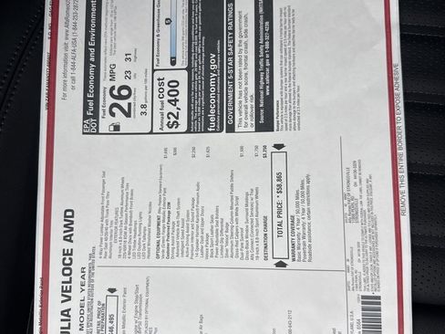 New 2026 Alfa Romeo Giulia AWD image 26