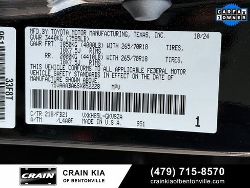 Used 2025 Toyota Sequoia SR5 image 34