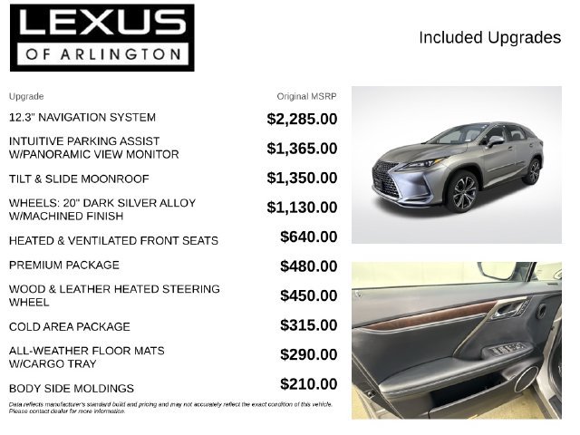 Used 2022 Lexus RX 350 AWD w/ Premium Package image 4