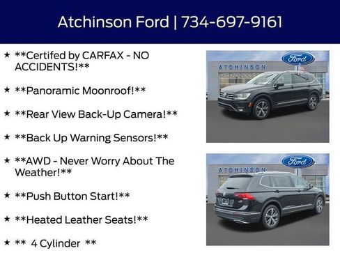 Used 2018 Volkswagen Tiguan SEL AWD/4WD image 4