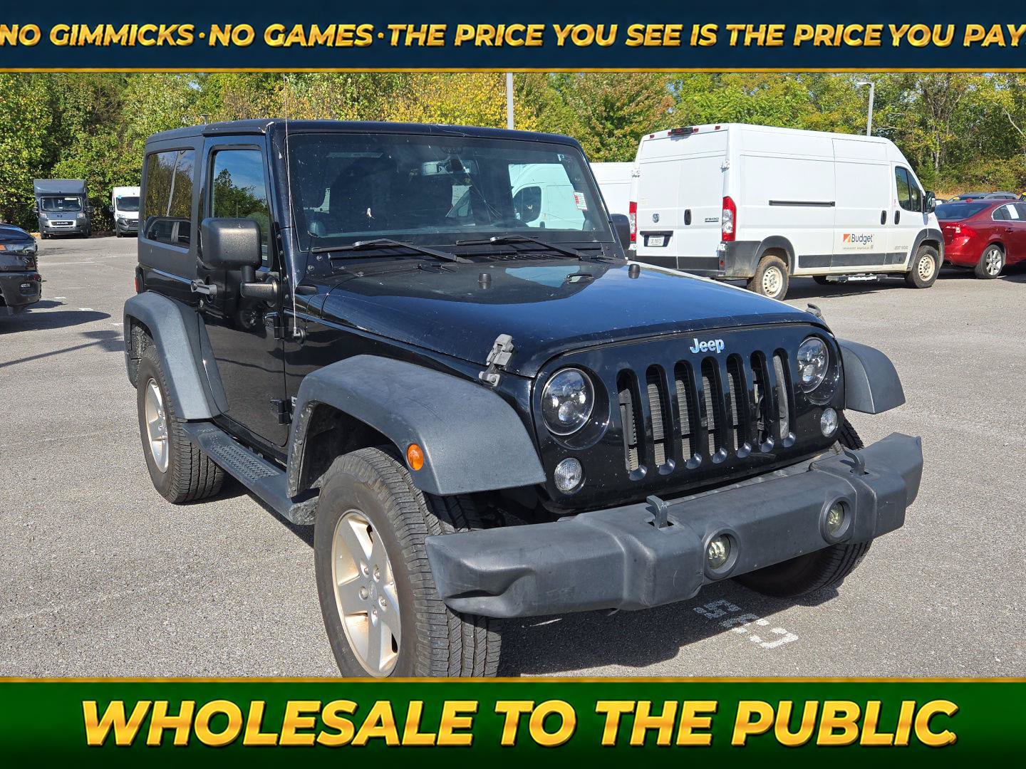 Used 2014 Jeep Wrangler Sport w/ Quick Order Package 24S AWD/4WD image 1