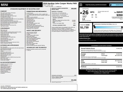 Used 2016 MINI Cooper John Cooper Works image 27