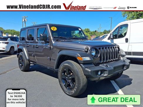 Used 2021 Jeep Wrangler Unlimited Sport image 1