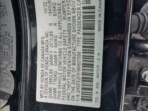 Used 2022 Honda Civic Sport image 23