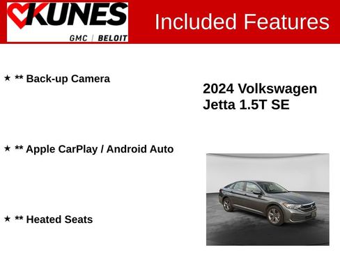 Used 2024 Volkswagen Jetta SE FWD image 2