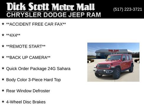 Used 2024 Jeep Wrangler Unlimited Sahara AWD/4WD image 8