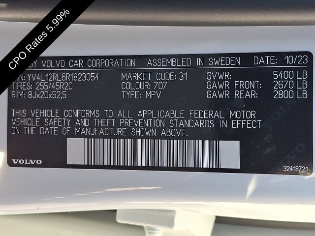 Certified 2024 Volvo XC60 B5 Plus w/ Climate Package AWD/4WD image 31